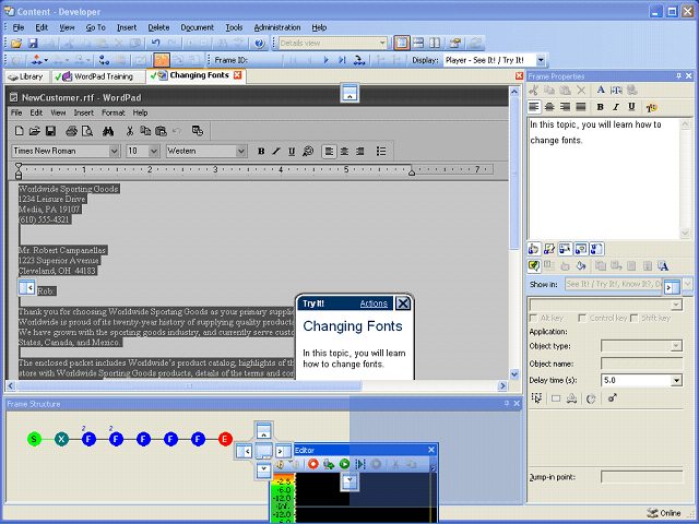 Screen image of this step