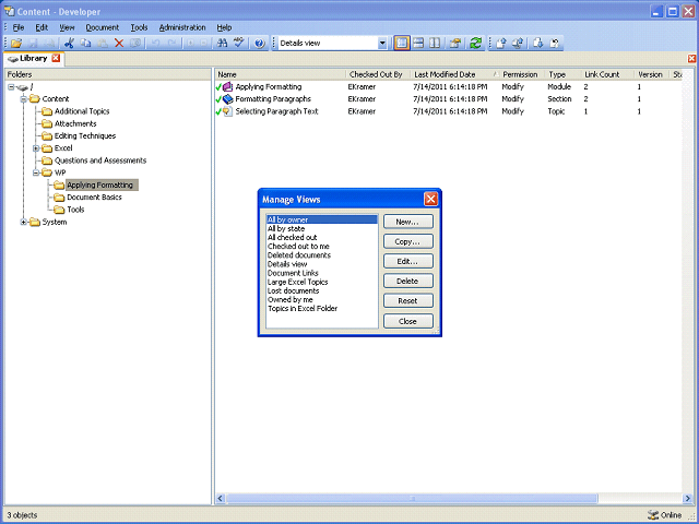Screen image of this step
