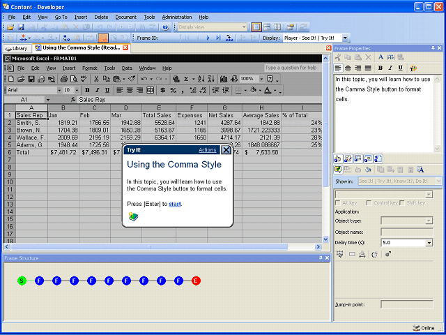 Screen image of this step