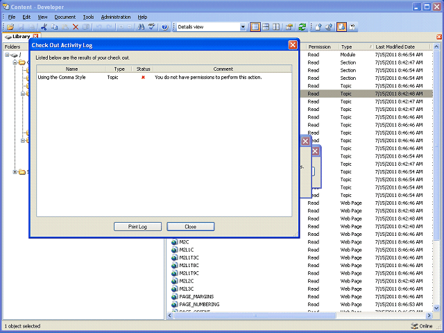 Screen image of this step