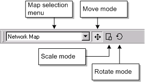 The Map Toolbar selection menu and buttons are defined in the text below.