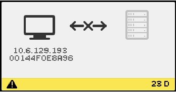 (23) No Ethernet Signal Icon.