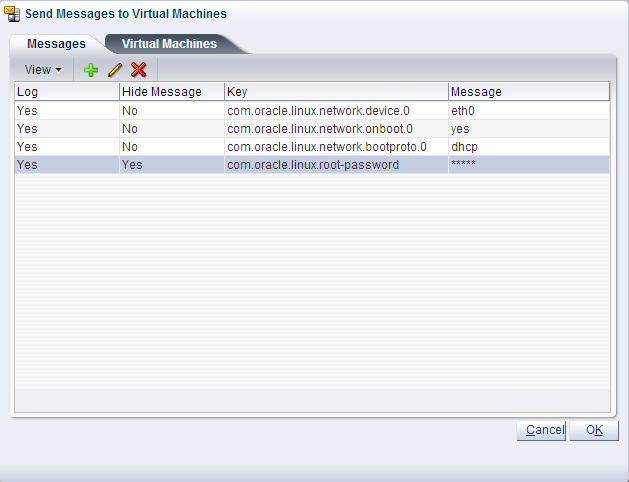 7.11 Sending Messages to Virtual Machines