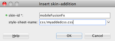 Enter skin family ID and file location.