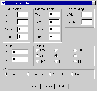 Constraints Editor