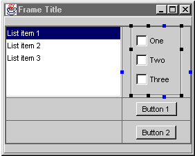 GridBagLayout with Inset Value Set to 0