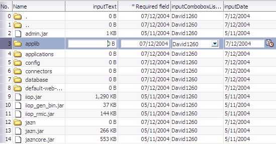 Table allows only one row to be edited at a time