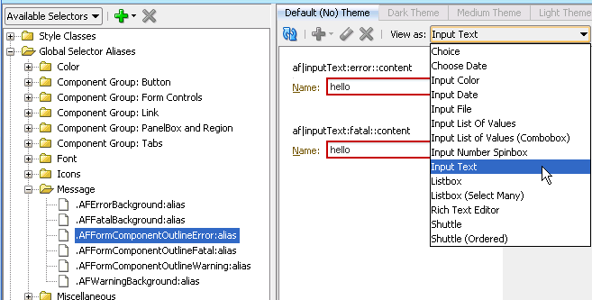 Selector Aliases for Messages