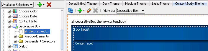 Themes for the decorativeBox Selector