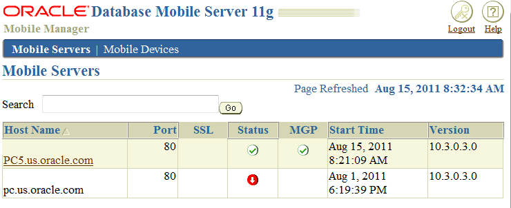 The Mobile Server Farms page.