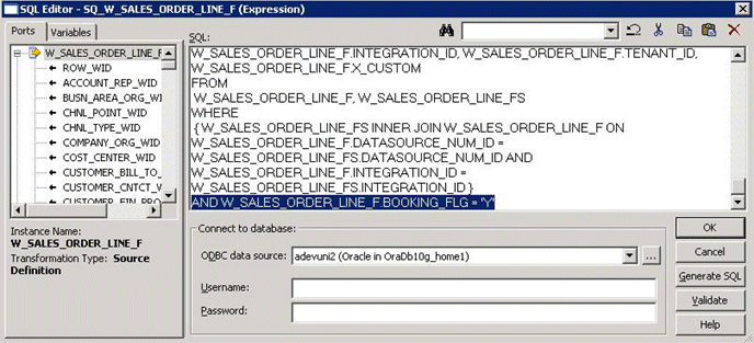 「SQL Editor」ダイアログを表示します。