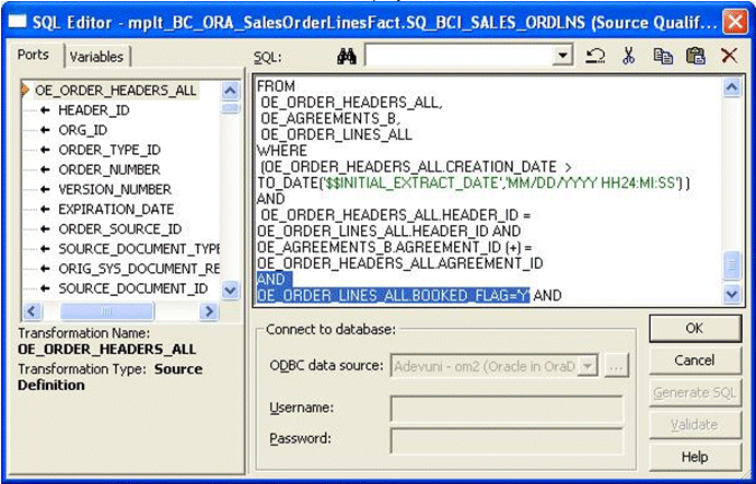 「SQL Editor」ボックスを表示します。