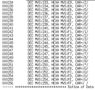 テスト・モニターでのREFCOD80ファイル: 第4部