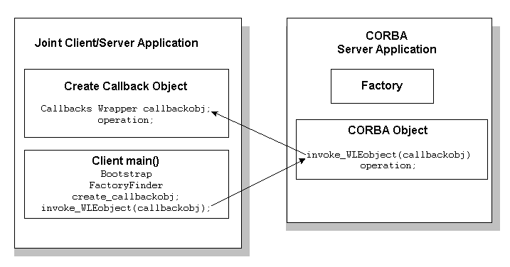 共同クライアント/サーバー・アプリケーションの構造