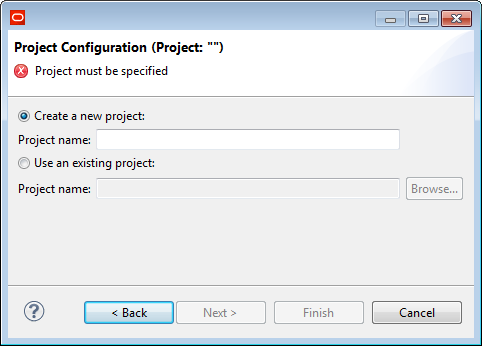 Load Data from OBI Server Project Configuration