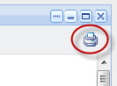 Data Explorer component - Print icon