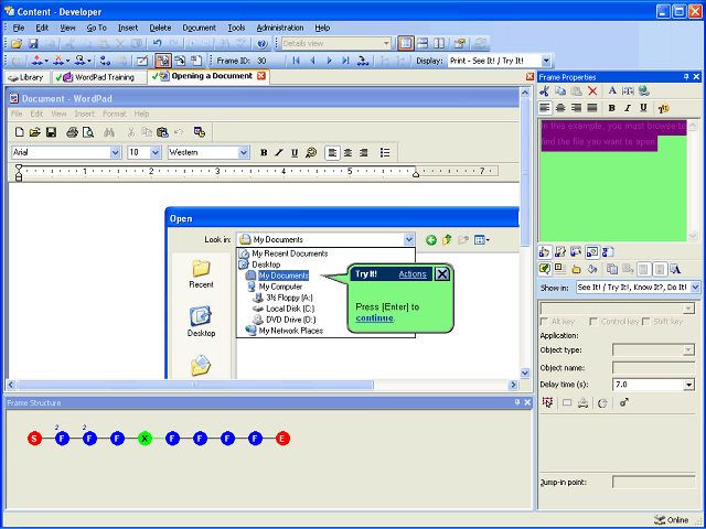 Screen image of this step