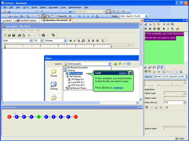 Screen image of this step