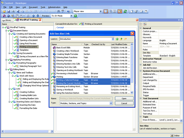 Screen image of this step