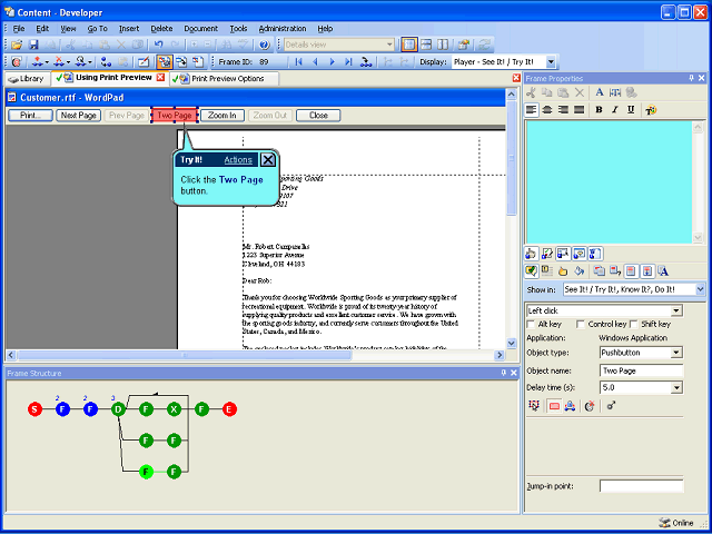 Screen image of this step