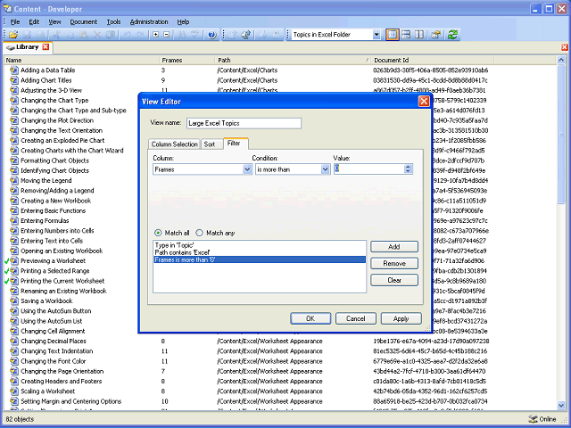 Screen image of this step