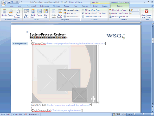 Screen image of this step