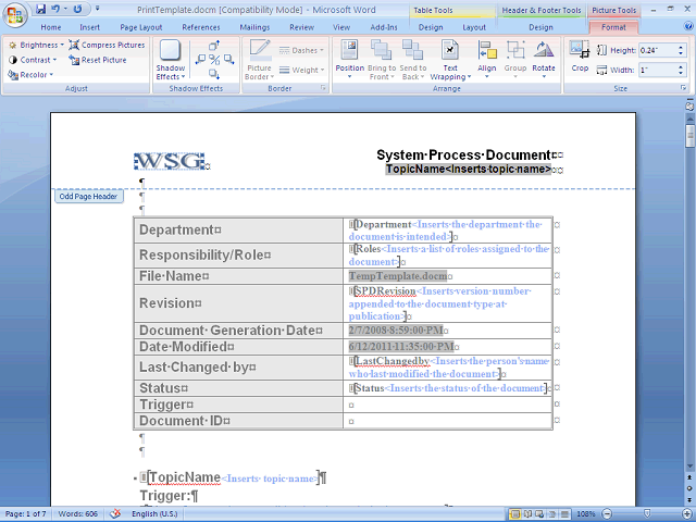 Screen image of this step
