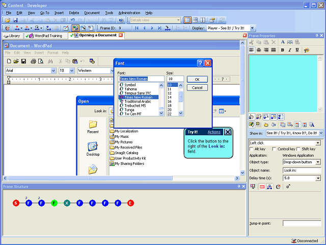 Screen image of this step