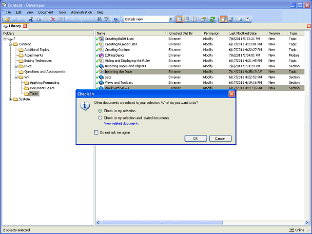 Screen image of this step