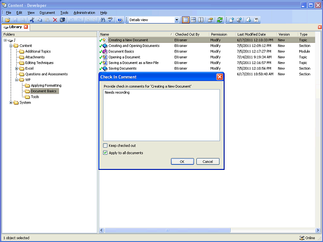 Screen image of this step