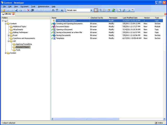Screen image of this step