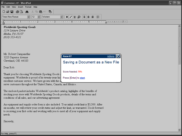 Screen image of this step