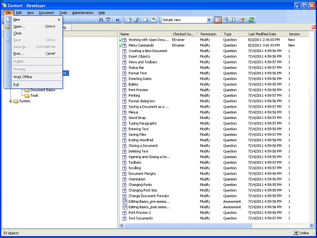 Screen image of this step