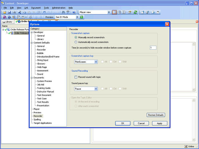 Screen image of this step
