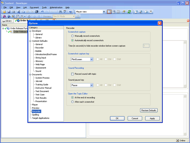 Screen image of this step