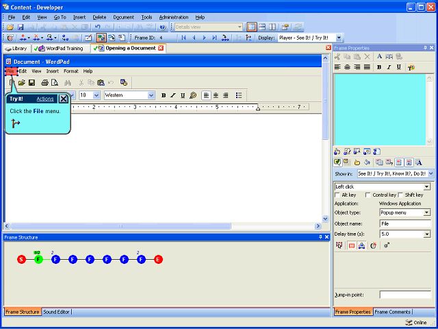 Screen image of this step