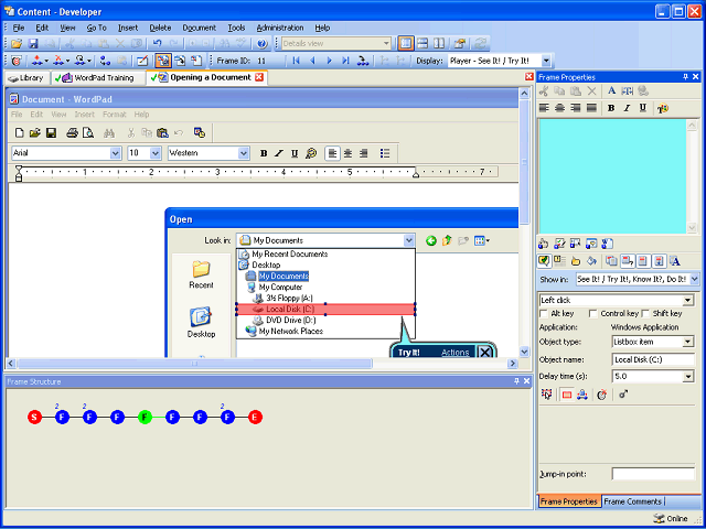 Screen image of this step