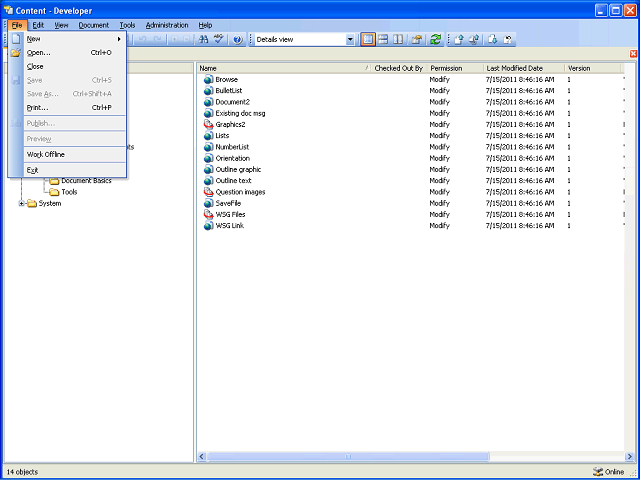 Screen image of this step