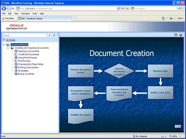 Screen image of this step