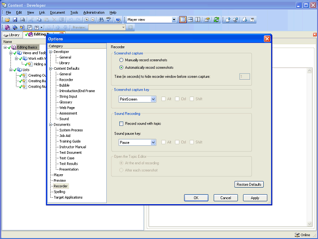Screen image of this step