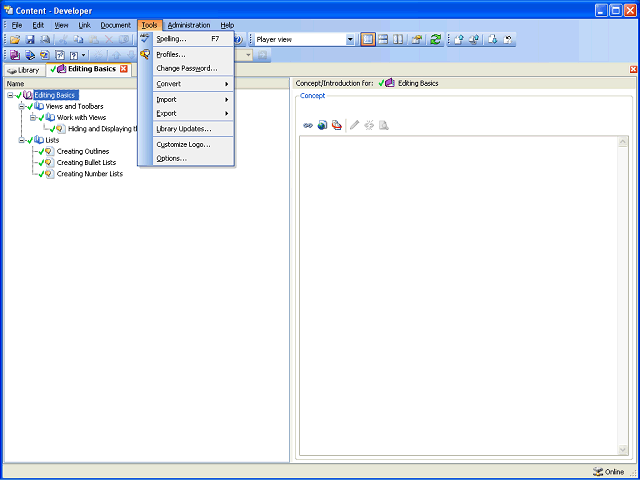 Screen image of this step