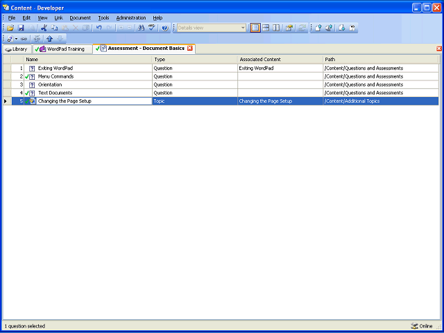 Screen image of this step