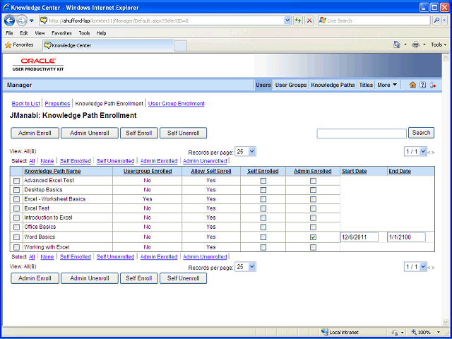 Screen image of this step