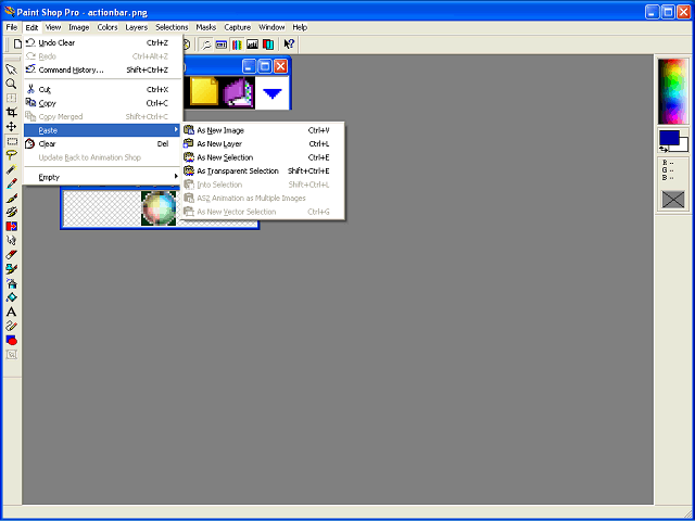 Screen image of this step