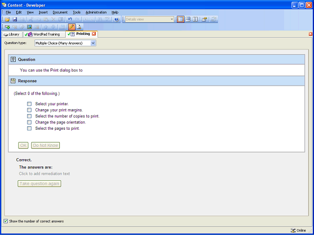 Screen image of this step
