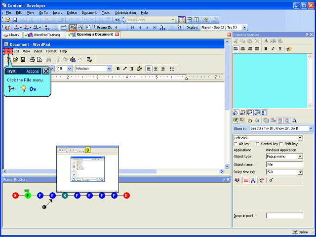 Screen image of this step