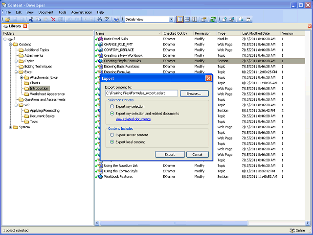 Screen image of this step