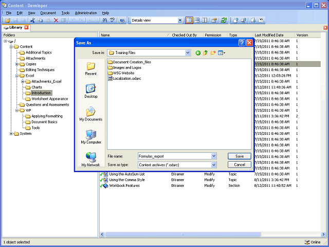 Screen image of this step
