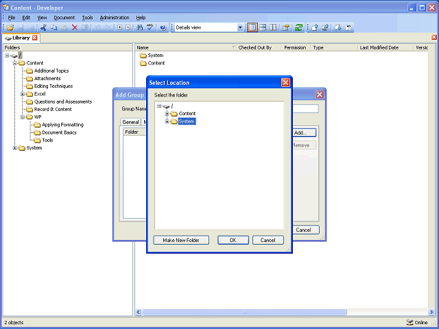 Screen image of this step
