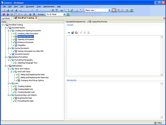 Screen image of this step